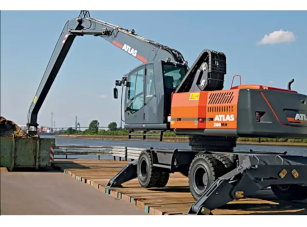 Excavator Industrial Atlas 300 MH  brat 2 sectiuni 8+6 m de vanzare