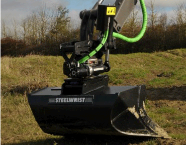 Tilt rotator Steelwrist X04 Direct fit / S40 -  miniexcavator 2 - 4 t. de vanzare