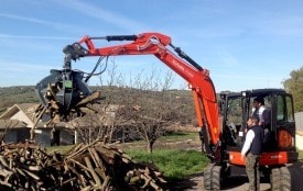 Graifer Idrobenne Graifer petale PFO - 4/100 - miniexcavatoare 1,5 - 5 t de vanzare