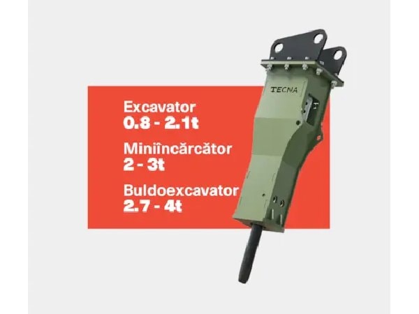 Picon / Ciocan hidraulic T 120 H  -- miniexcavator 0,8 - 2,4 t.