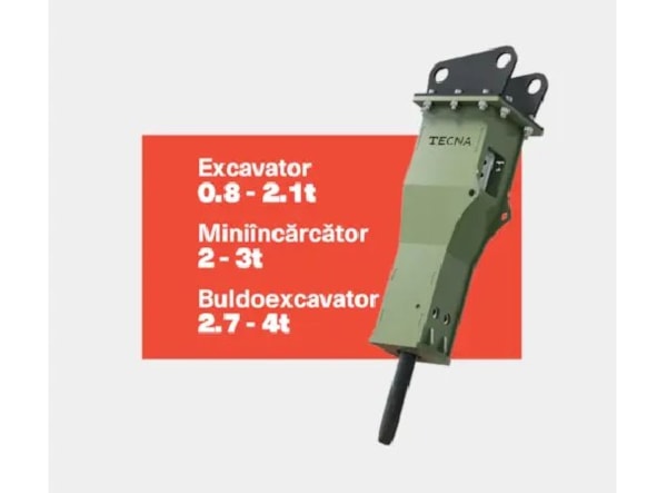 Picoane TECNA T 120 H  -- miniexcavator 0,8 - 2,4 t. de vanzare