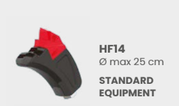 Tocator vegetatie - excavator Femac T9 DF105 REV de vanzare