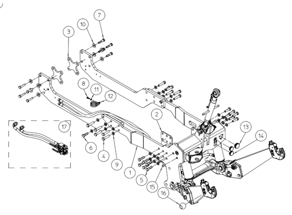 UtilMAX Front Linkage - Kioti HX 1001 de vanzare