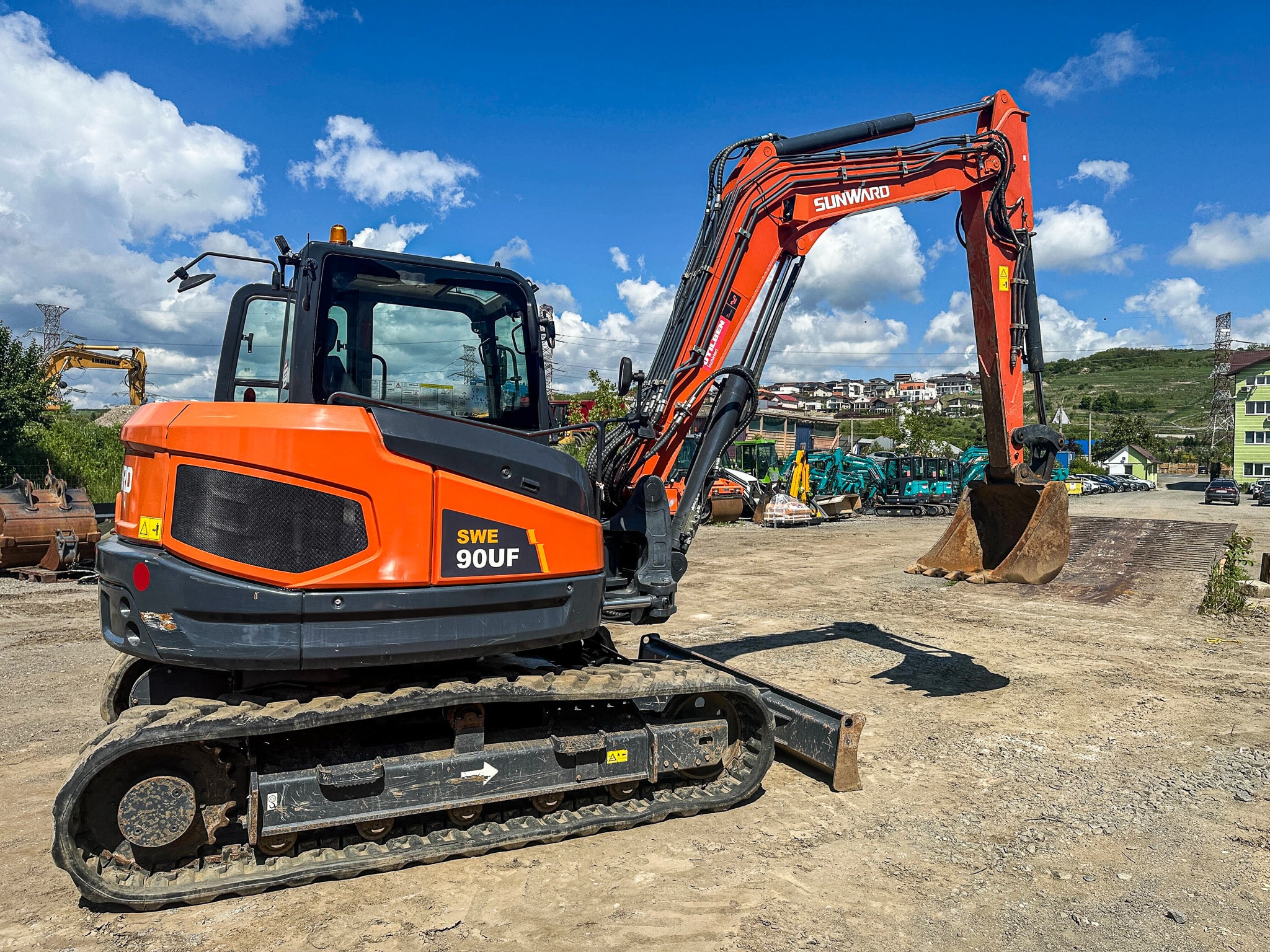 Midiexcavatoare 90uf  + Picon 400 kg