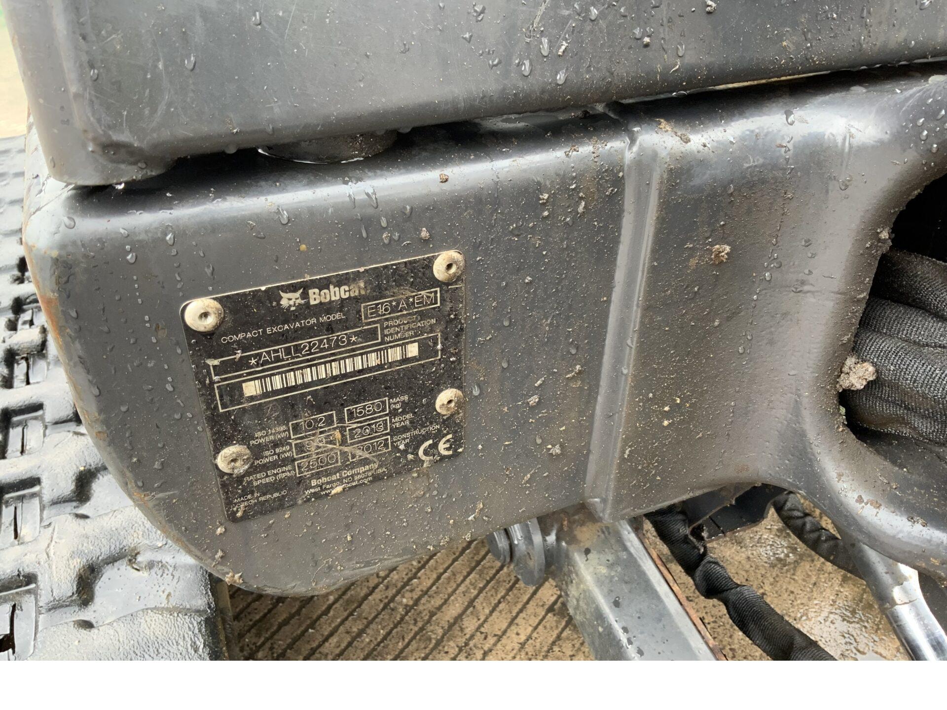 Excavator senile Bobcat e16 de vanzare 410887 UTILBEN