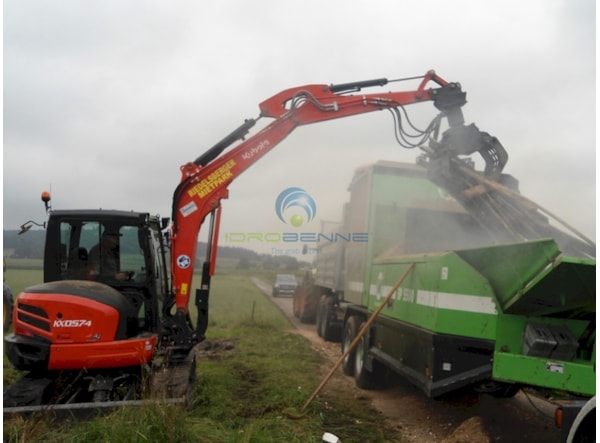  Idrobenne Graifer cu 2 palete DG 80 + GRI - midiexcavator 5 - 8 t. de vanzare