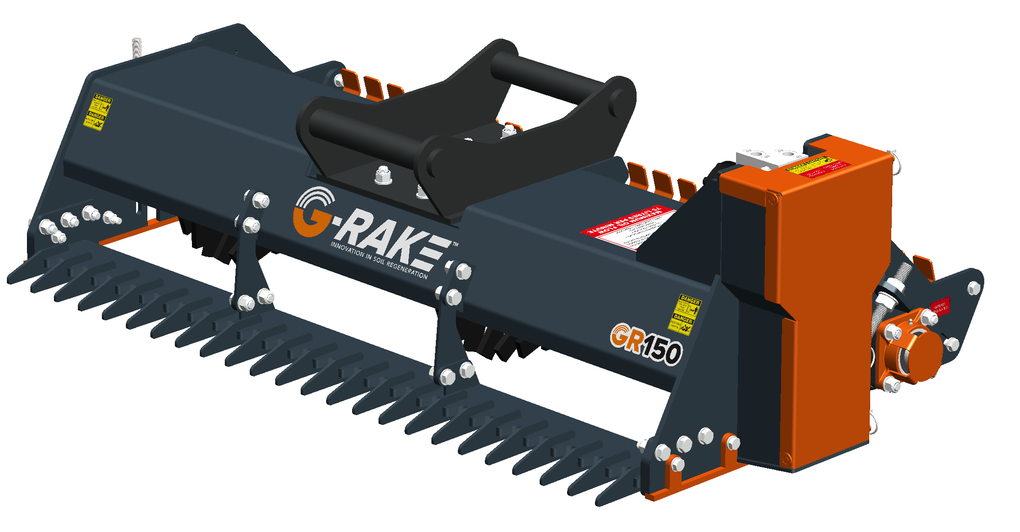 Freza pamant excavator / G-Rake G-Rake GR150 - Midiexcavator 4 - 13 t.