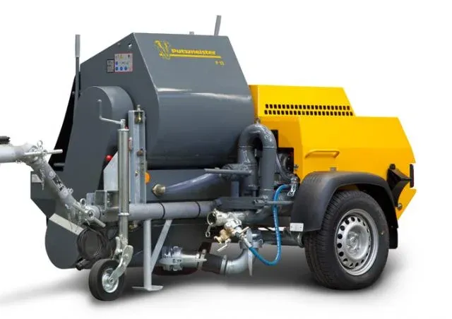 Pompe de Beton  POMPA de Tencuieli i P13 DMR  KA230 - sasiu cu frane 