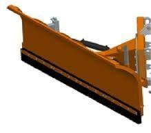Lame de zapada Dreapta 2700 mm cu inclinare unghiulara manuala