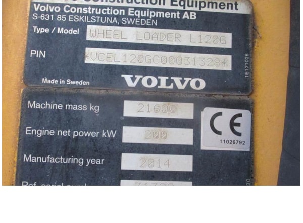 Incarcator Frontal Volvo L 120 G de vanzare