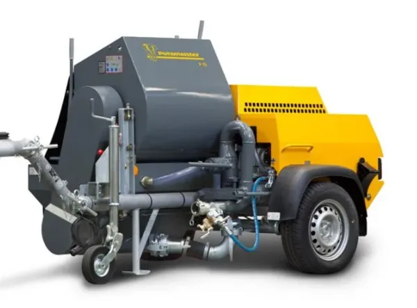 Pompa de beton Putzmeister POMPA de Tencuieli P 13 DMR KA230 - Fara frana de vanzare