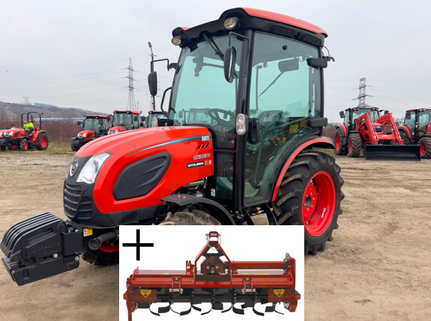 Tractoare CK 3530C cu Cabina +  Freza Rotativa ZAF/ND85 PROMO