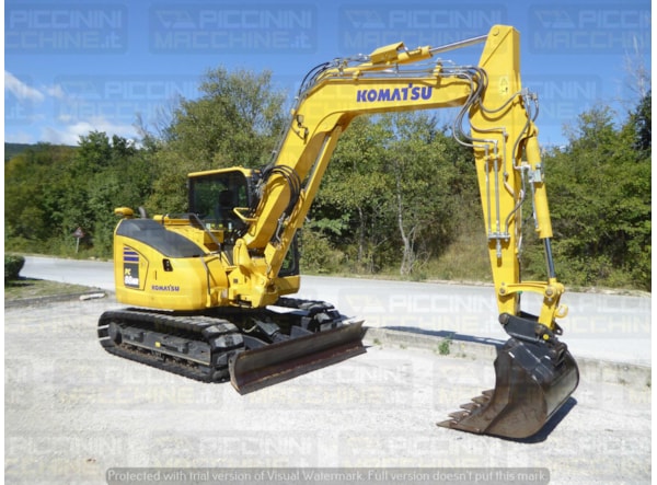 Excavator senile Komatsu PC88MR-11 de vanzare