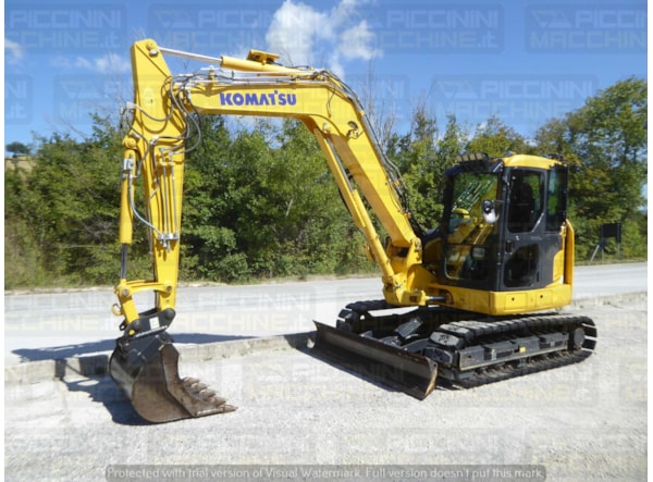 Excavator senile Komatsu PC88MR-11 de vanzare