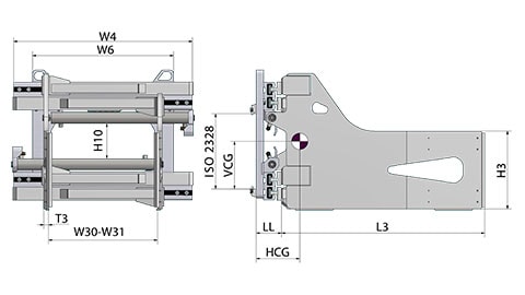  CAM Clamp baloti reciclare de vanzare