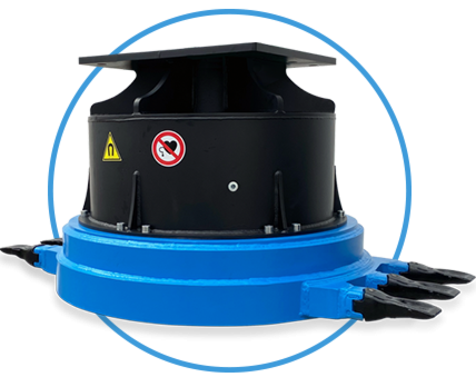 Hydro magnet UtilMAX A.T.I.B. AM 105 ID -  Hidromagnet fix cu dinti  - excavator 17-25 t. de vanzare