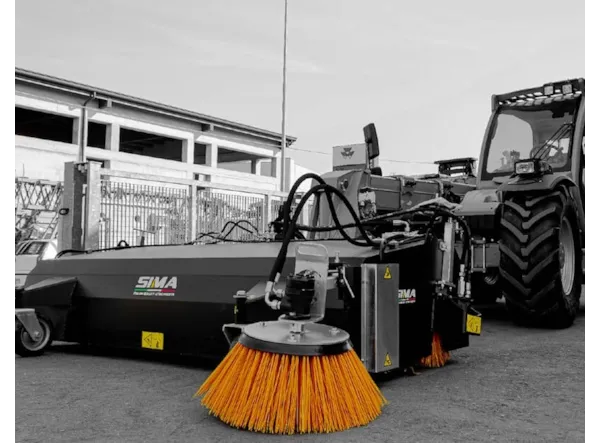 Perie SIMA SPZ15 i - Perie industriala cu colector cu deschidere hidraulica  de vanzare