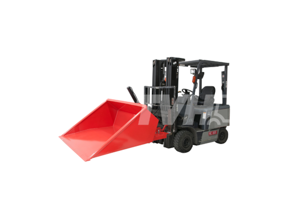 Cupa stivuitor CAM Cupa basculabila 1100 litri montata pe furci de vanzare
