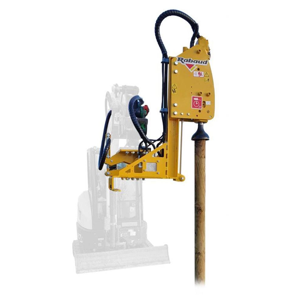 Placa de batut stalpi VIBRESCOPIC PRO 17/35 - miniexcavator 1.5-3.5 t