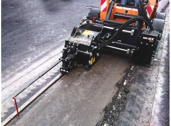 Freza asfalt atasament SIMEX PL RAIL (pt. linii de cale ferata) -- miniincarcator 2.8 - 6 t. de vanzare