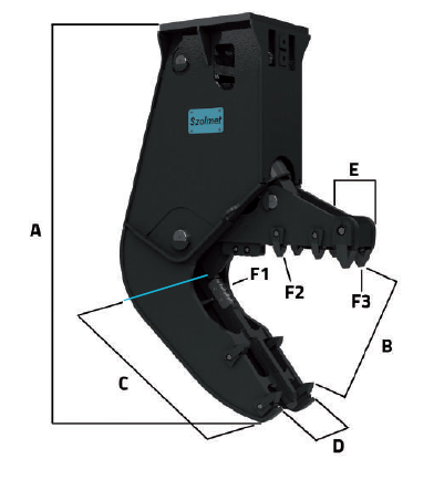 Pulverizatoare Szolmet P240 - Excavator 20 - 28 t. de vanzare
