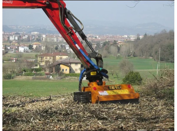 Tocator vegetatie - excavator Berti GKR/SB 60 - excavator 2.5 - 4 tone de vanzare