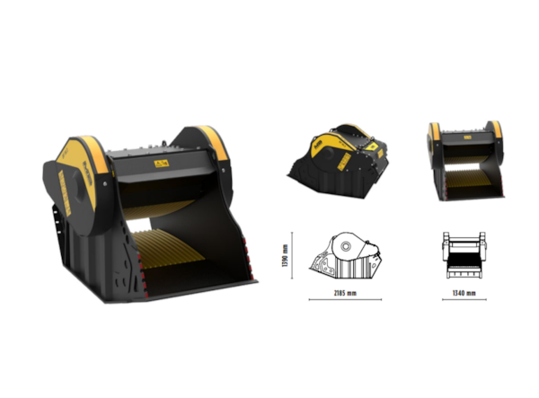 Cupa de concasare constructii MB Crusher BF 90.3 S4 -- excavator 21 - 32 t. de vanzare