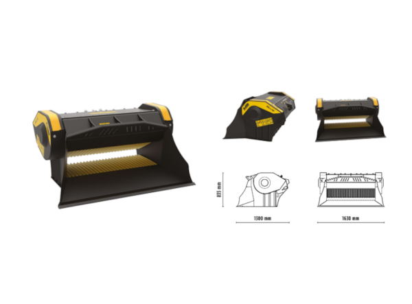 Cupa de concasare constructii MB Crusher MB-L160 S2 -- frontal 5 - 11 t. de vanzare