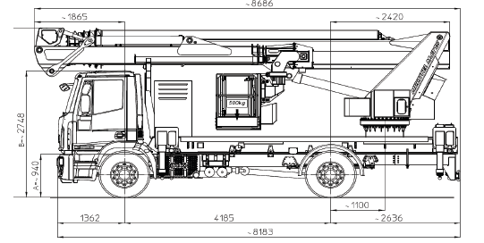 Nacela Autosasiu Multitel MJ 375 - Autosasiu MAN 4 x 4  de vanzare