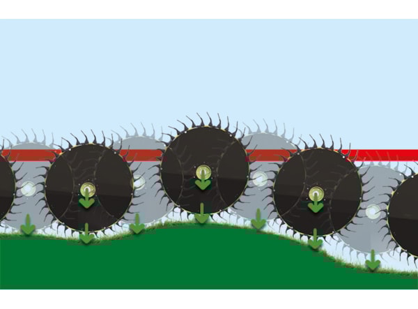 Grebla Enorossi RT13H-FLEX  -Grebla de adunat tip soare 760cm de vanzare