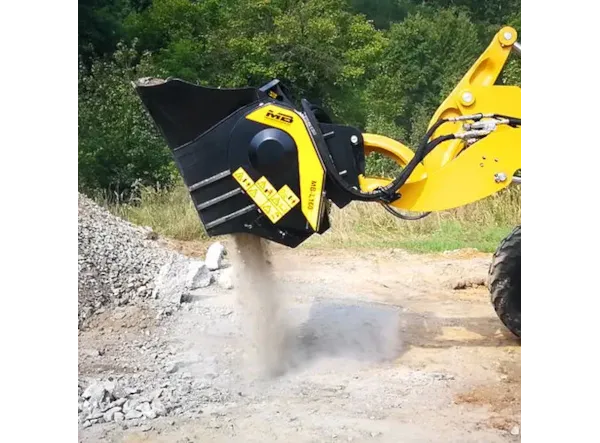 Cupa de concasare constructii MB Crusher MB-L160 S2 -- frontal 5 - 11 t. de vanzare