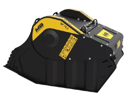 Cupa de concasare constructii MB Crusher BF70.2 S4 -- excavator 16 - 25 t. de vanzare