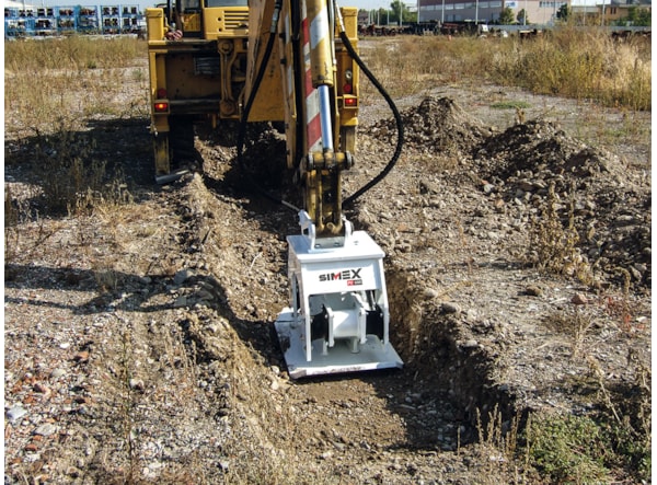 Compactor Atasament SIMEX PV 600 -  excavatoare 6 - 15 tone. de vanzare