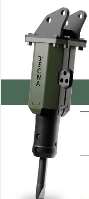 Picon / Ciocan hidraulic TBK 250 -- miniexcavator 4,5 - 6,0 t.