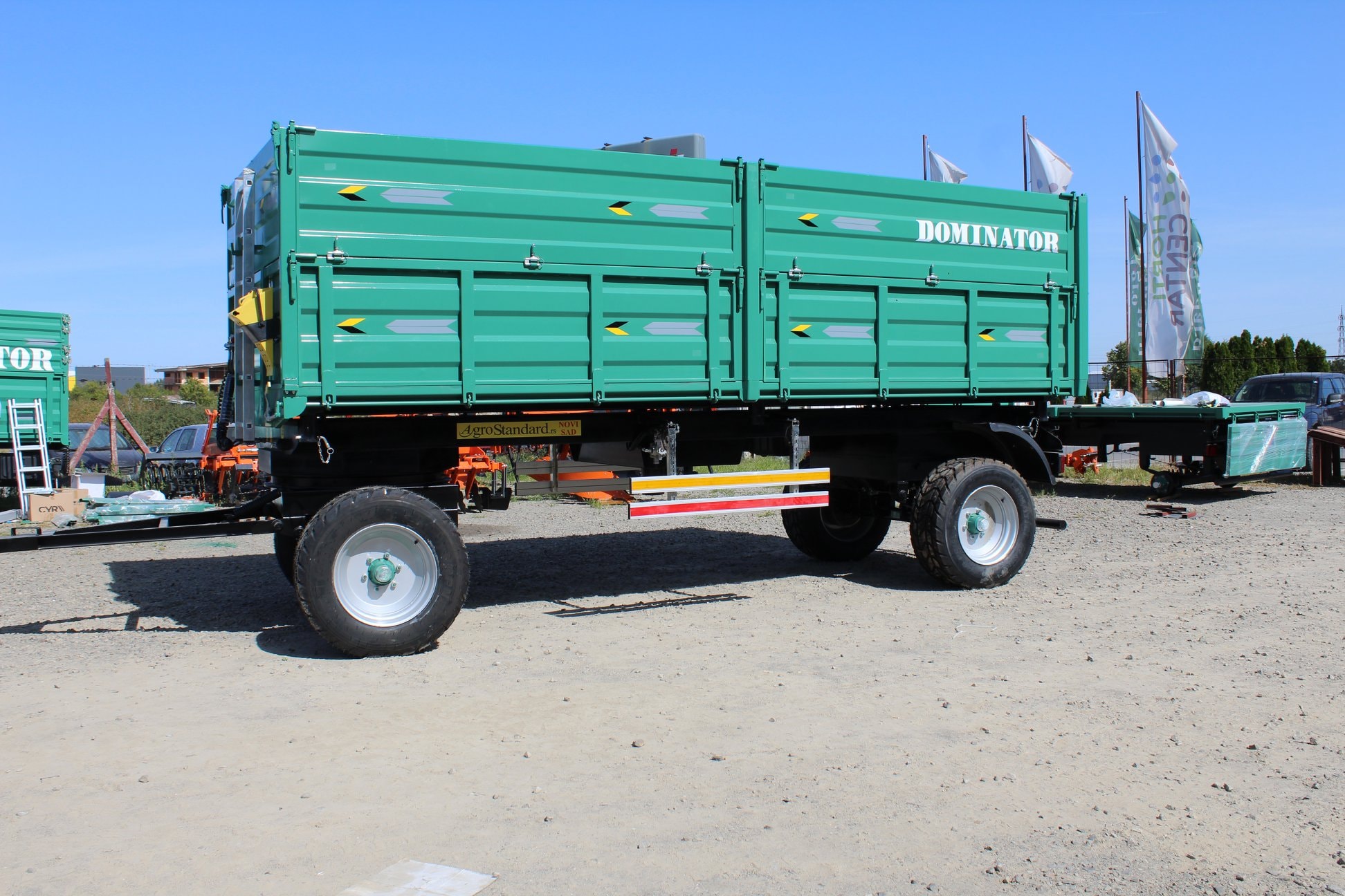 Remorci Agricole NGR-N5-2-14T / Axa dubla 14 tone