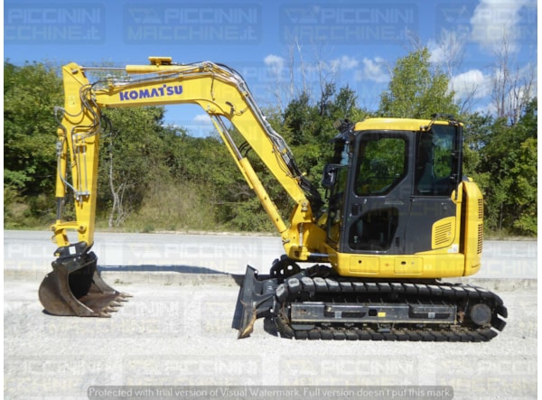 Excavator senile Komatsu PC88MR-11 de vanzare