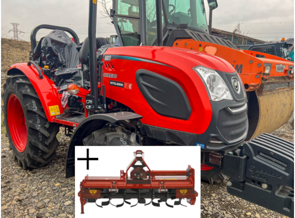 Piese Tractor Kioti CK 4530D ROPS + Freza Rotativa ZAF/ND 125 PROMO de vanzare