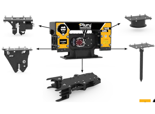 Placa de batut stalpi MALAGUTI PLURY W1 60 -- Miniexcavator 6 - 12 t. -- de vanzare
